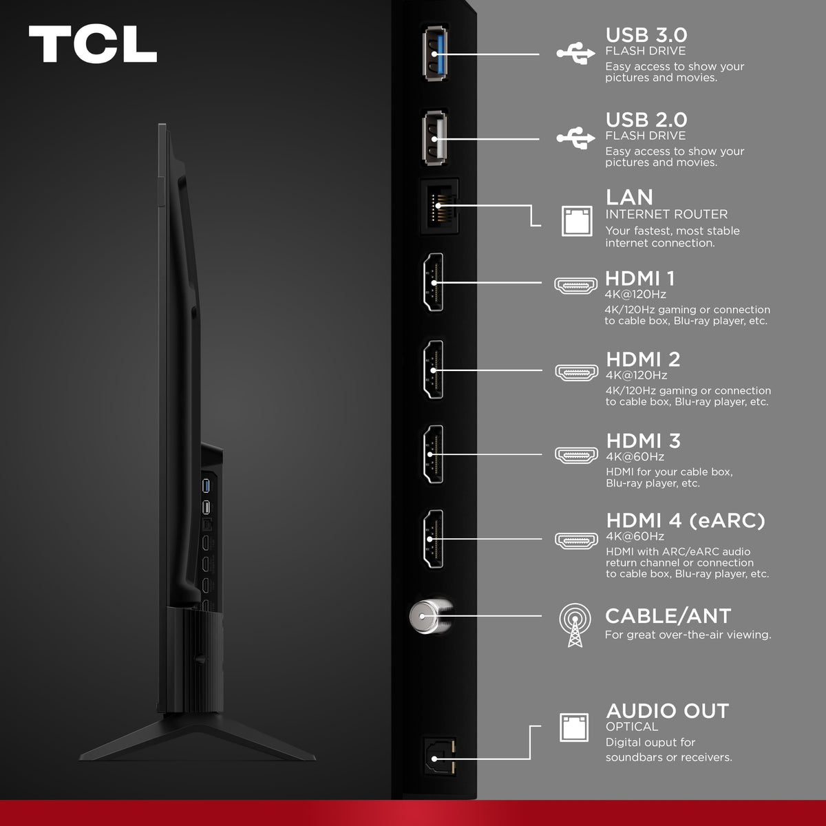 TCL 75-Inch F8D Series 4K QLED Smart TV (75F8D, 2026 Model) with Dolby Vision HDR and Dolby Atmos, Game Accelerator 288 and VRR for Sports and Gaming | Fire TV, Alexa+, 120Hz Refresh, LED Backlighting