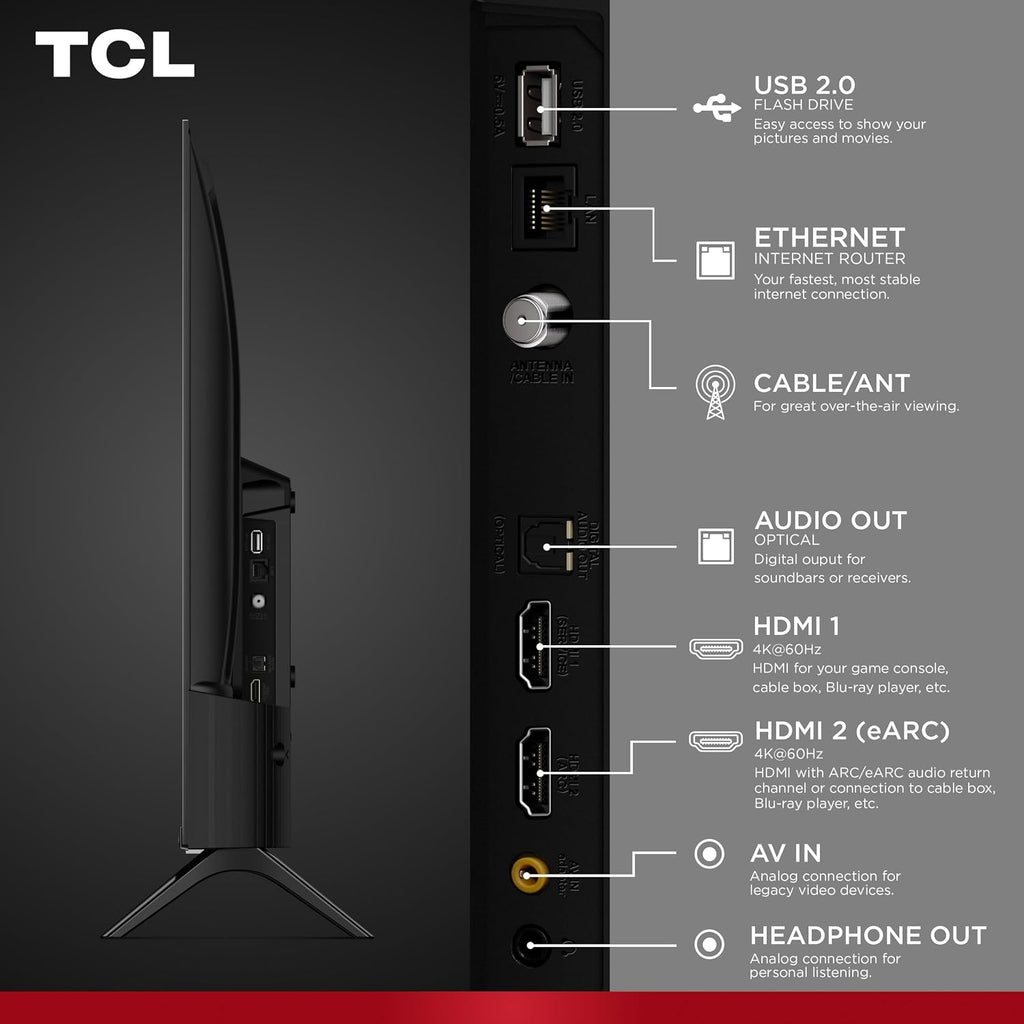 TCL 32-Inch Class R3D Series QLED Roku Smart TV | FullView Bezel-Less Design, Google Cast & AirPlay 2 | Television for Bedroom, Dorm & Kitchen (32R3D, 2026) Streaming Live Local News, Sports & Movies