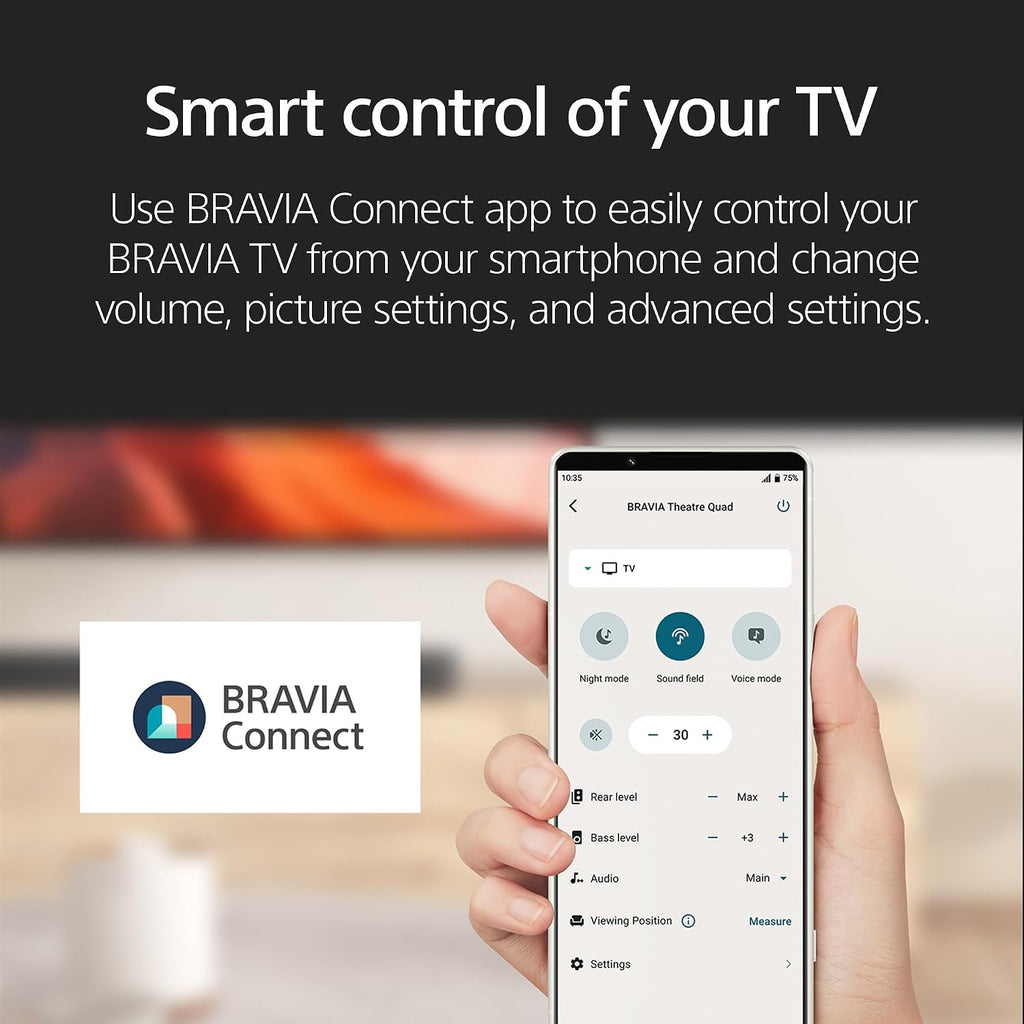Sony 55 Inch BRAVIA 3 II LED 4K HDR Smart Google TV with Gemini K-55XR30M2