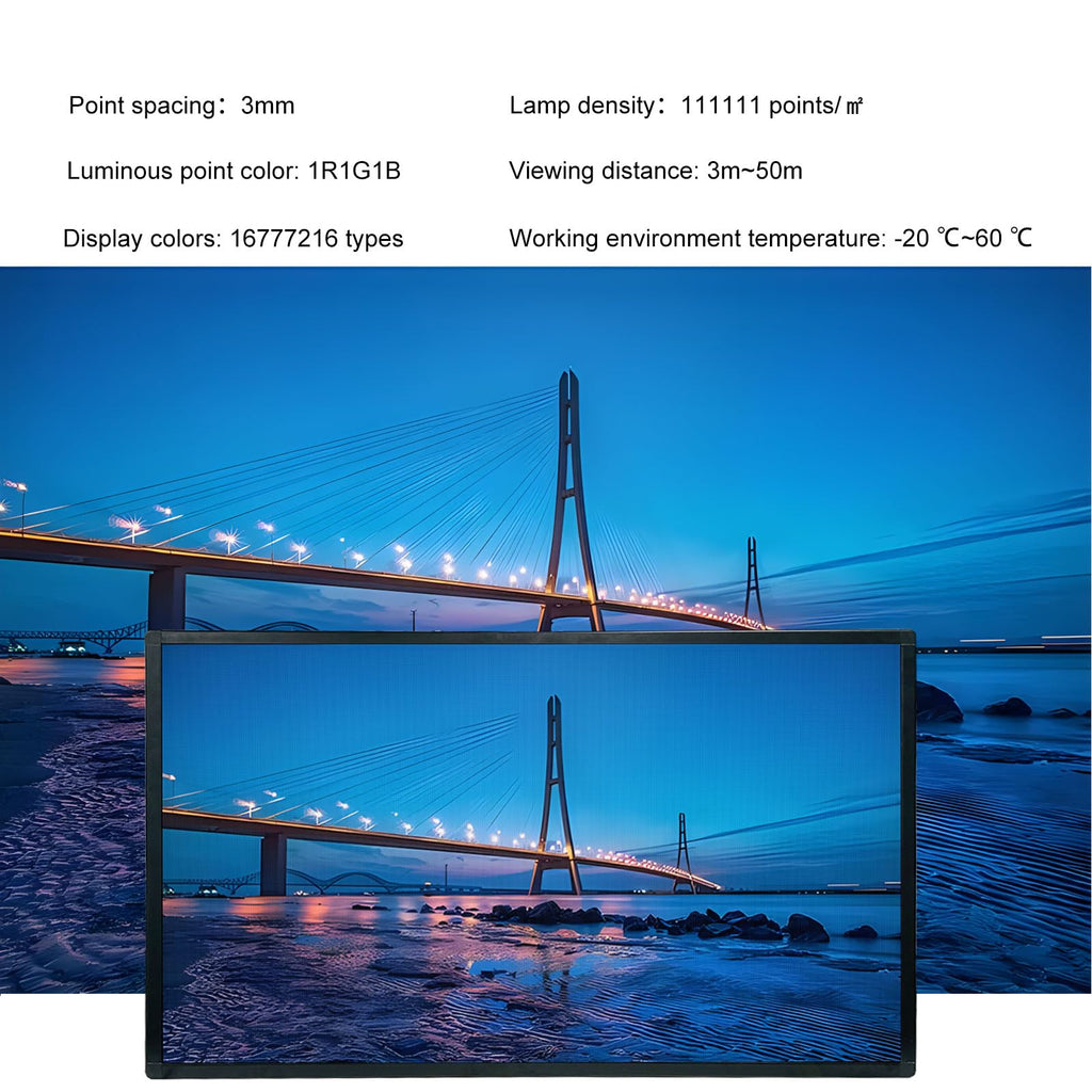 P6 Programmable Led Sign Custom Scrolling Outdoor Digital Signs For Businesses Display Screen Electronic Message Board Stock Ticker Advertising Pixel Led Panel Marquee 40"X17"