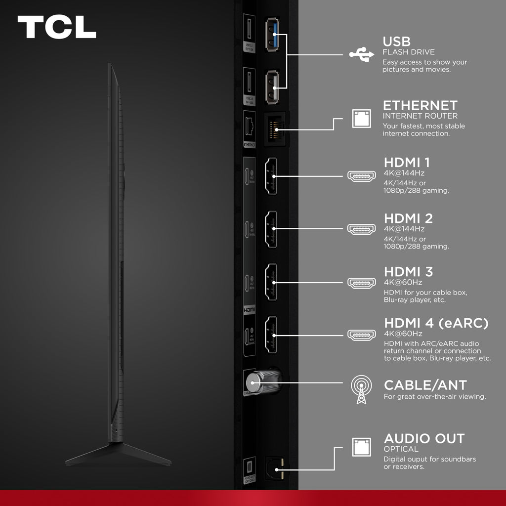 TCL 75-Inch F8D Series 4K QLED Smart TV (75F8D, 2026 Model) with Dolby Vision HDR and Dolby Atmos, Game Accelerator 288 and VRR for Sports and Gaming | Fire TV, Alexa+, 120Hz Refresh, LED Backlighting