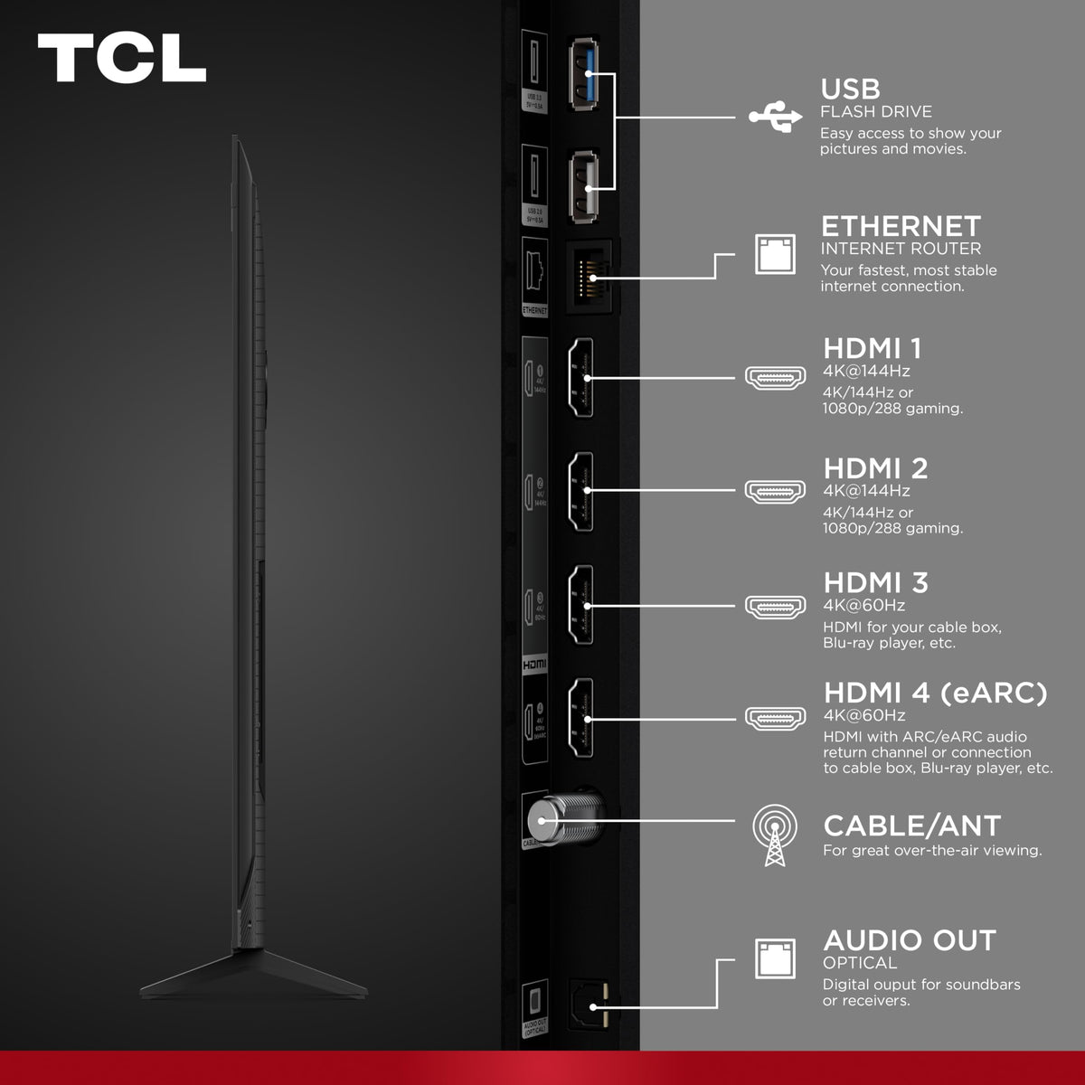 TCL 75-Inch F8D Series 4K QLED Smart TV (75F8D, 2026 Model) with Dolby Vision HDR and Dolby Atmos, Game Accelerator 288 and VRR for Sports and Gaming | Fire TV, Alexa+, 120Hz Refresh, LED Backlighting