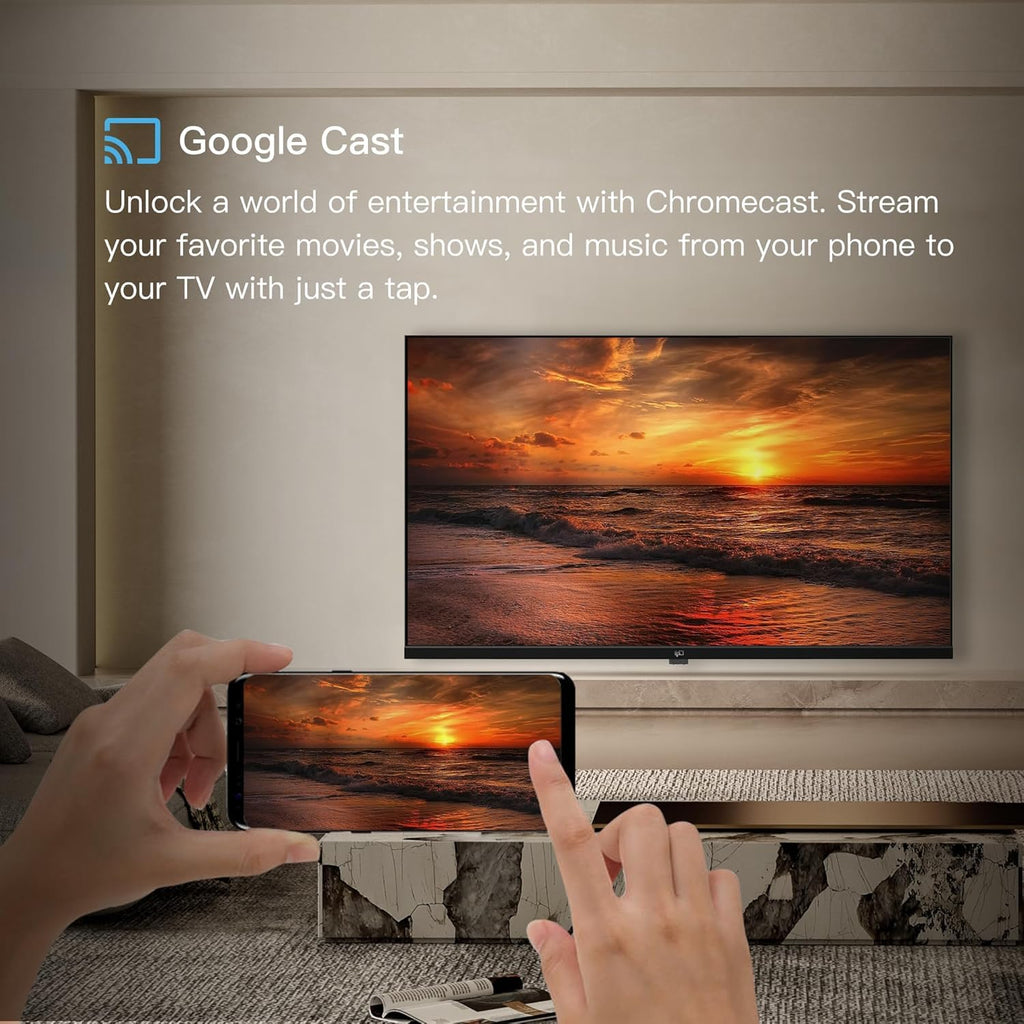 FPD 40-inch Smart TV, 1080p Full HD Google TV, HDR10, Dolby Audio (CG40-P3)