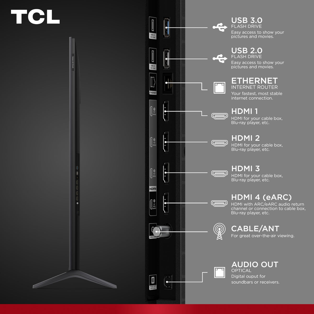 TCL 65-Inch QM64L Series | Mini LED QLED 4K HDR Gaming TV for Sports & Movies | 65QM64L, 2026 | 144Hz VRR, Dolby Vision Atmos, Alexa+ Voice Remote, Amazon Exclusive Smart Fire TV