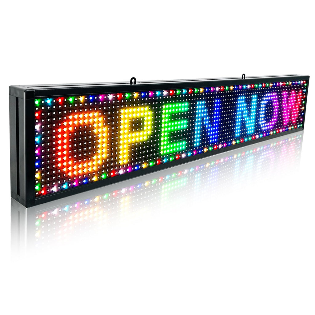 P3 Outdoor Programmable LED Sign, Full Color Digital Display for Business