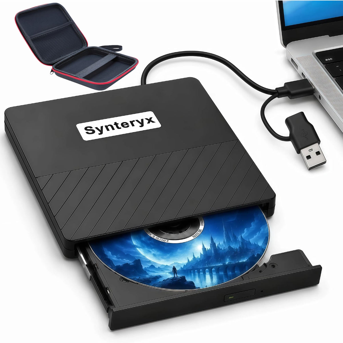 External 4k blu ray Drive,USB CD/DVD Drive for Laptops, DVD Burner