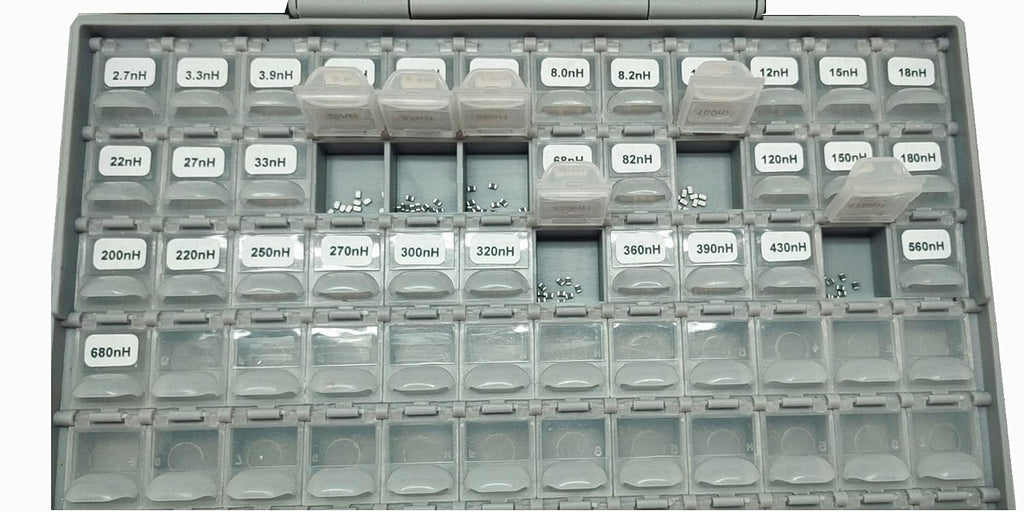 AideTek 37 Values 0805 Size 10PC/Value Inductor Kit 5% 2.7nH - 910nH