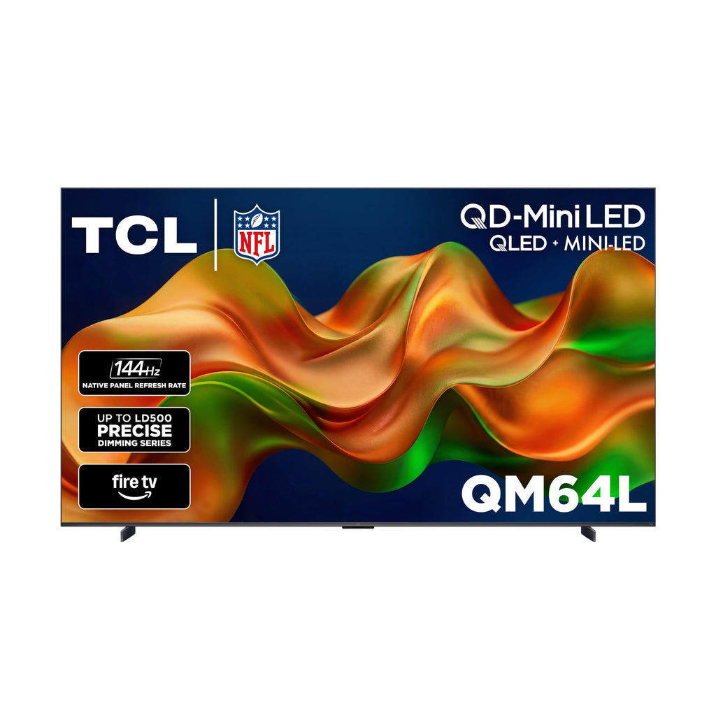 TCL 65-Inch QM64L Series | Mini LED QLED 4K HDR Gaming TV for Sports & Movies | 65QM64L, 2026 | 144Hz VRR, Dolby Vision Atmos, Alexa+ Voice Remote, Amazon Exclusive Smart Fire TV