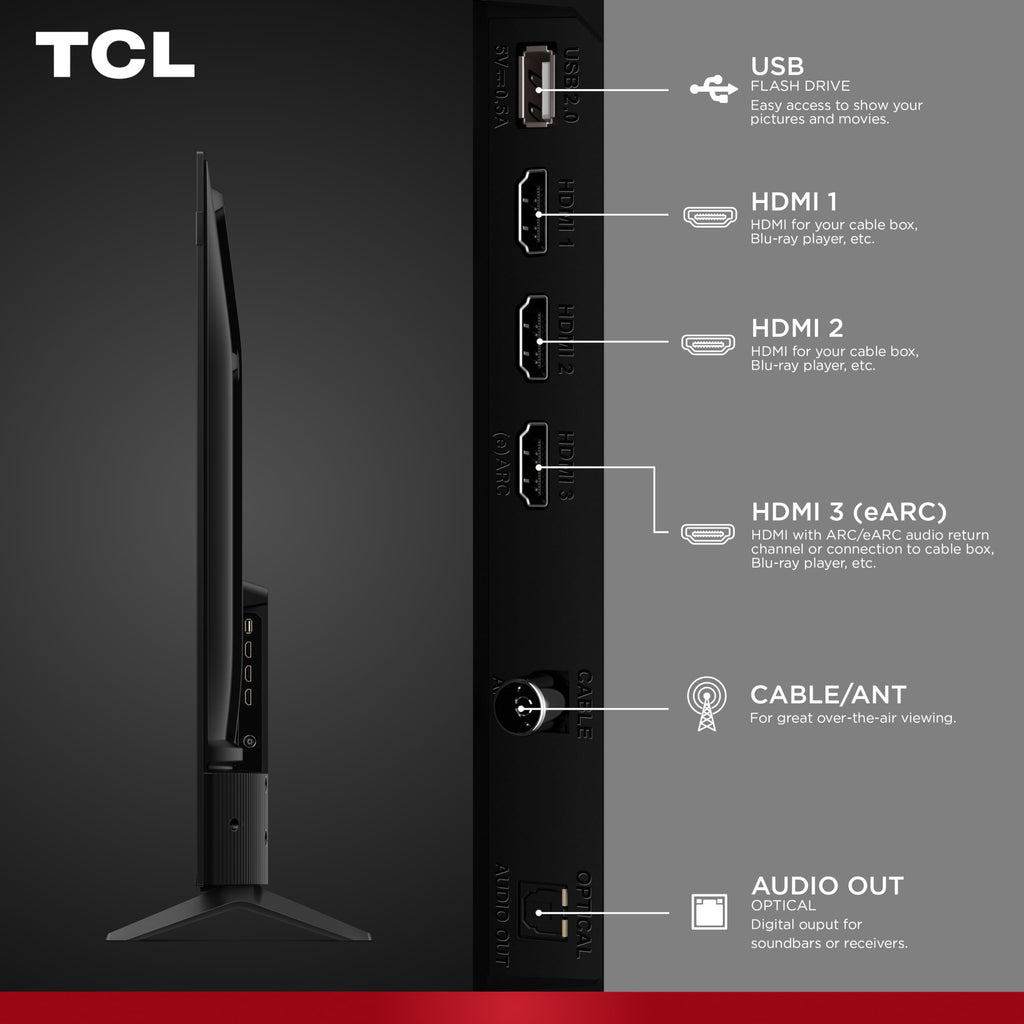 TCL 50-Inch F7D Series QLED 4K UHD Smart TV (50F7D, 2026 Model) | Dolby Vision & Dolby Atmos, DTS | Voice Remote with Alexa | Motion Rate 240, Game Accelerator 120, Auto Game Mode