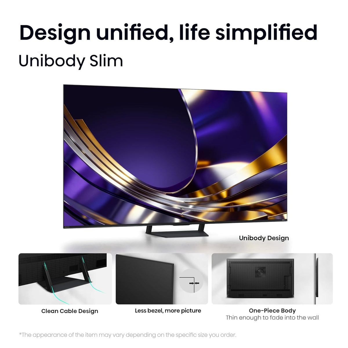 Hisense 75" U7 Mini-LED ULED 4K UHD Best Premium Gaming Smart Fire TV (75U7SF, 2026 New) - Hi-QLED, Native 165Hz, VRR 330, HDR10+, Dolby Vision IQ Â· Atmos, IMAX Enhanced, Anti-Reflection, 2.1.2 Ch