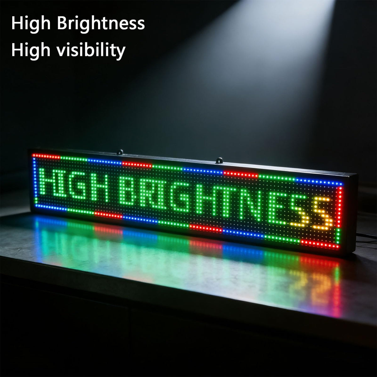 Led Sign Outdoor Programmable Scrolling Digital Open Neon P6 40''x17''