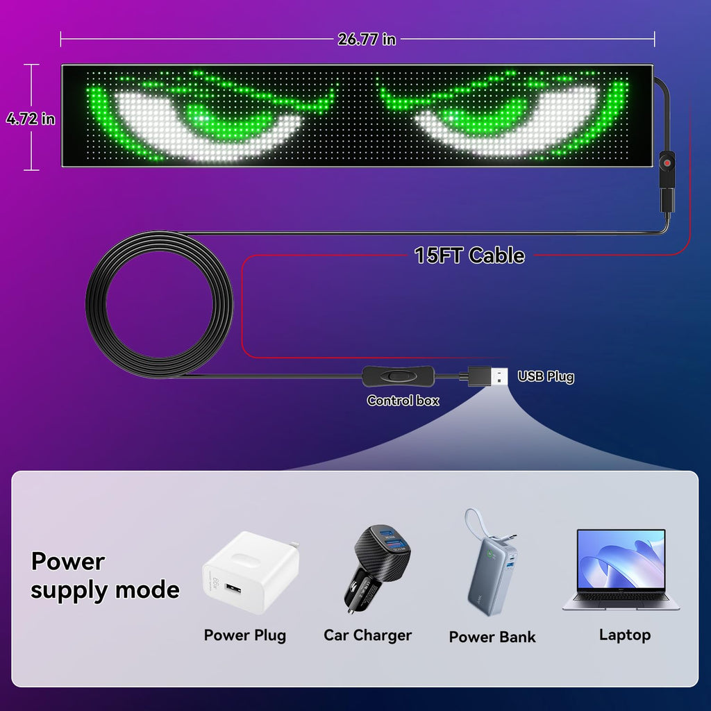 LED signs for business,APP control DIY text,LED window ads display screen