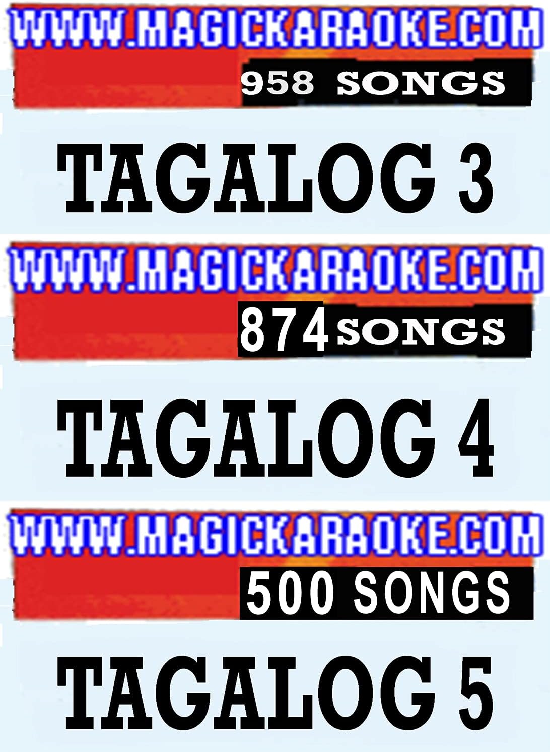 Magic Sing Tagalog English Mix Songchips 3 Song Chips Tagalog 3 958 Songs, 4 874 Songs,5 500 Songs