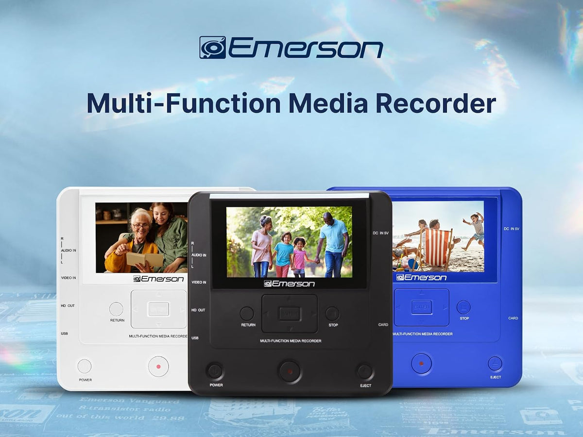 Emerson EMT-1200 Multimedia Recorder, 4.3-Inch