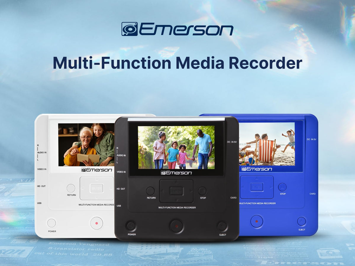 Emerson EMT-1200 Multimedia Recorder, 4.3-Inch