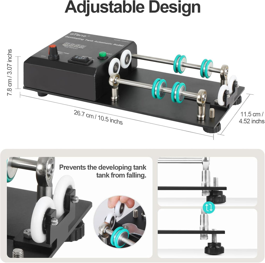 eTone Developing Tank Automatic Roller Darkroom Film Camera Accessories Processing Equipment for Jobo 1500 Series AP Jiancheng Wigobolt Developing Tank