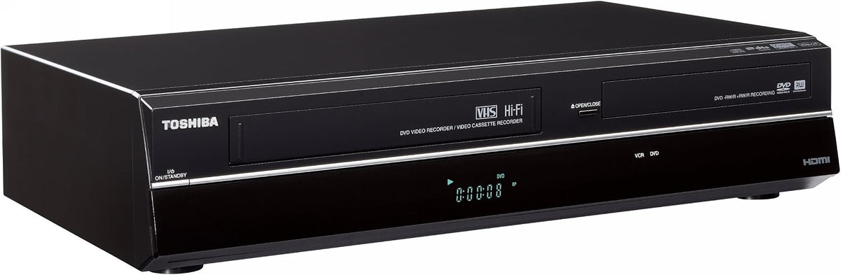 Toshiba DVR670/DVR670KU DVD/VHS Recorder with Built in Tuner, Black (2009 Model) (Renewed)