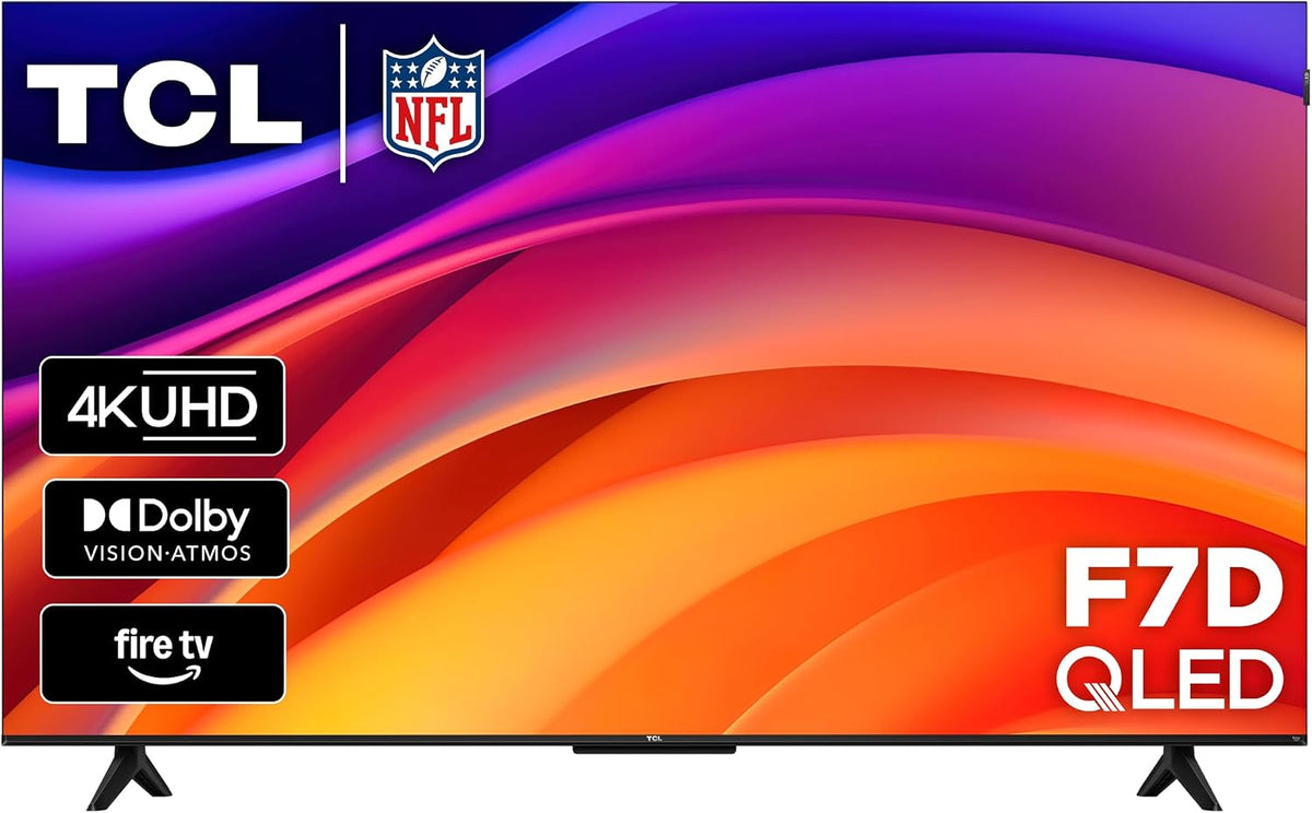 TCL 50-Inch F7D Series QLED 4K UHD Smart TV (50F7D, 2026 Model) | Dolby Vision & Dolby Atmos, DTS | Voice Remote with Alexa | Motion Rate 240, Game Accelerator 120, Auto Game Mode