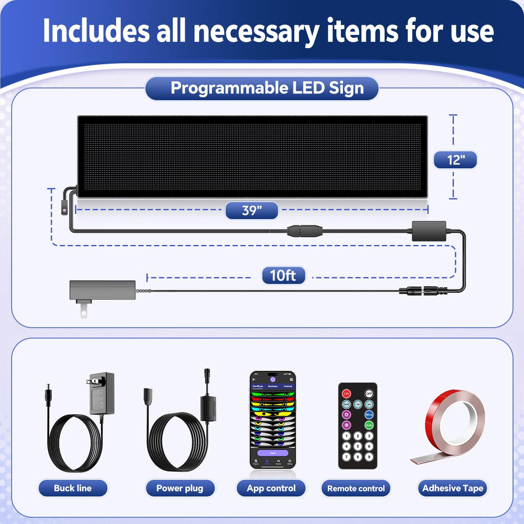 LED signs for business,APP control DIY text,LED window ads display screen
