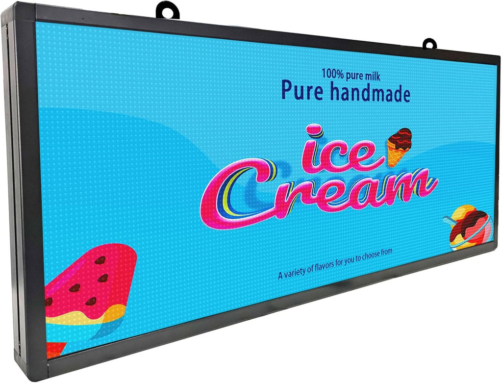 Led Sign Outdoor Programmable Scrolling Digital Open Neon P6 40''x17''