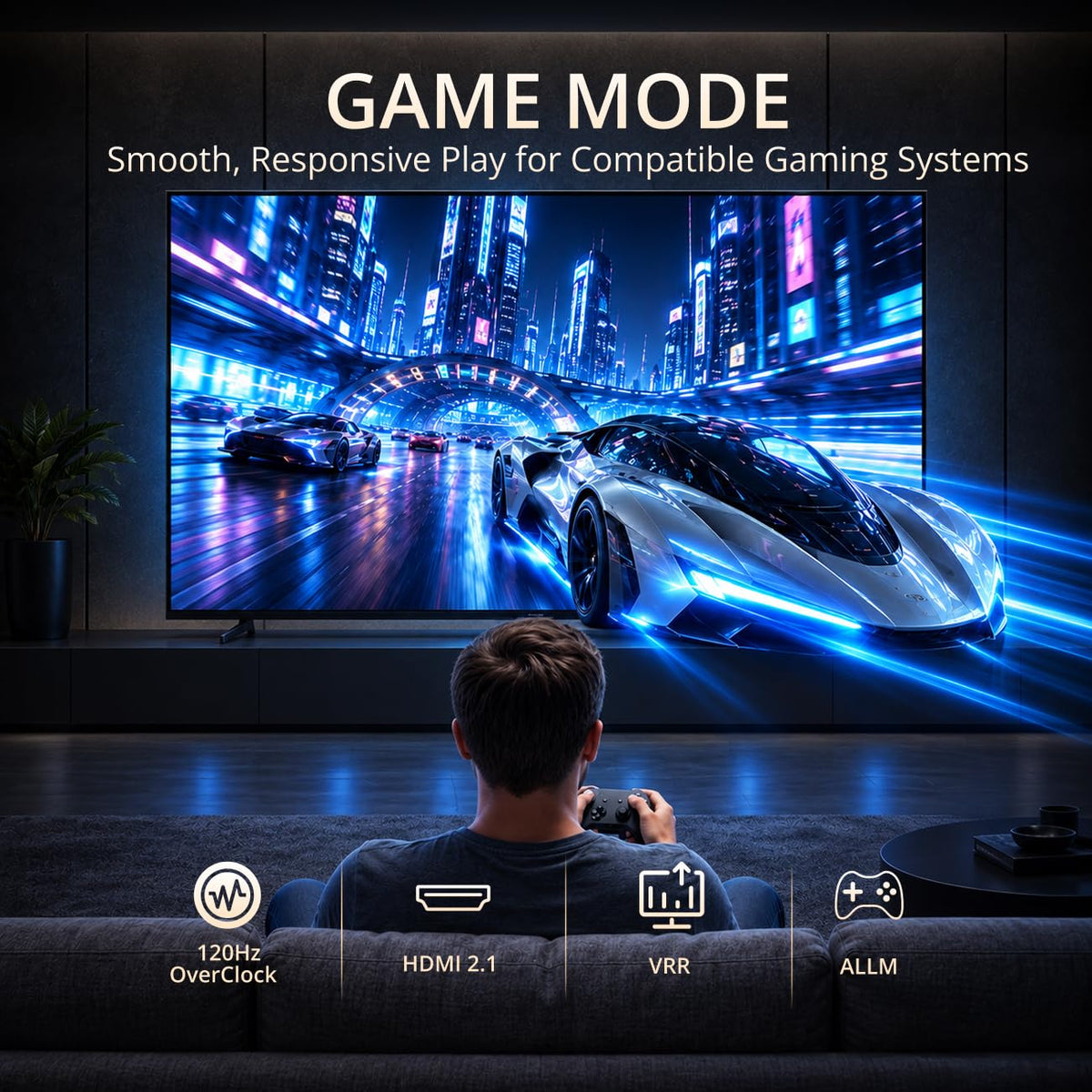Panasonic 55 inch W85C 4K QD-Mini LED Google TV 2026 TN-55W85CPS Bundle
