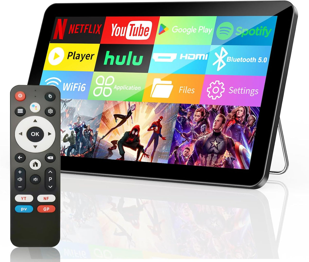 Portable TV,Mini TV with 14 inch Touchscreen,for Home Kitchen RVs
