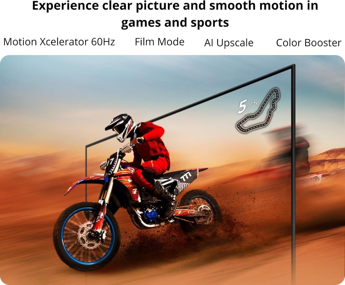 Samsung 43 Inch Smart TV 2025 Class U8000 Series Crystal UHD 4K Smart Tizen TV with Bluetooth, Motion Xcelerator(Renewed)