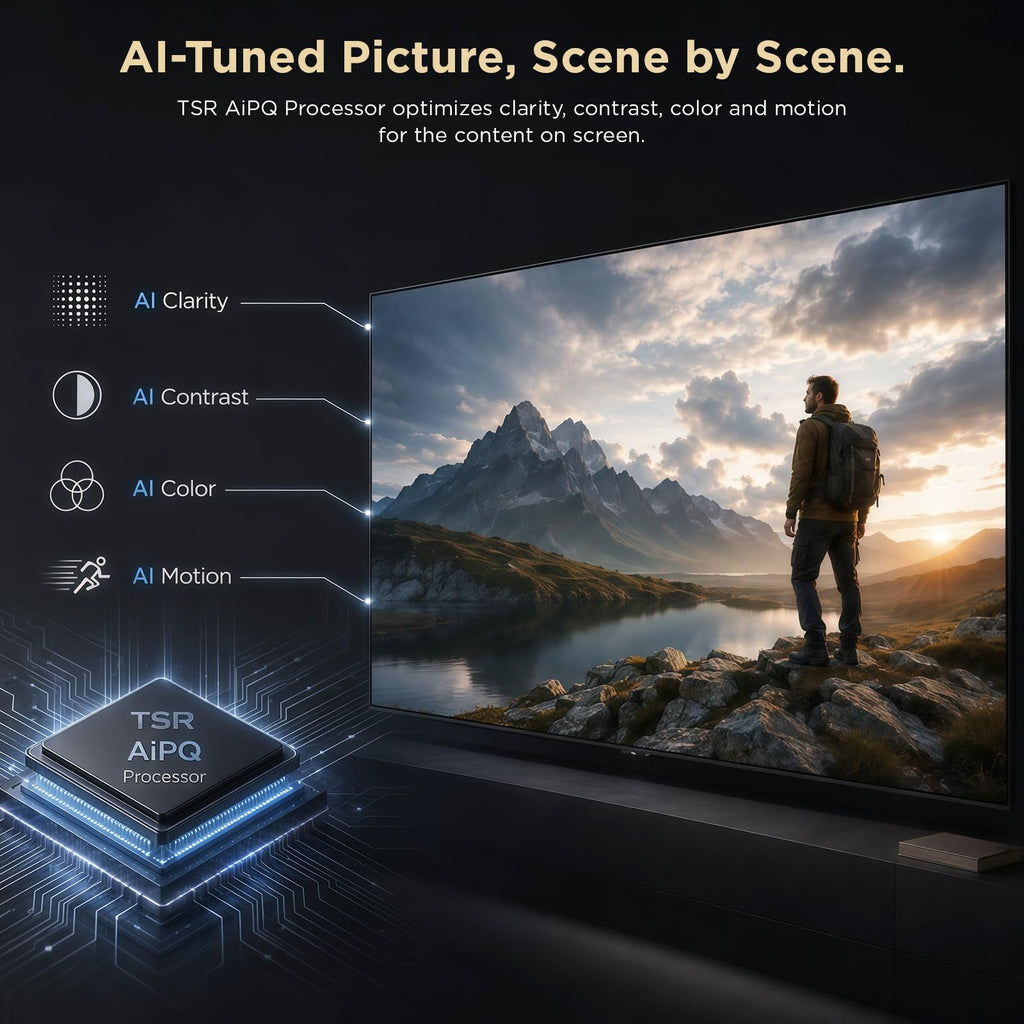 TCL 55-Inch Designer Series QD-Mini LED TV, 4K Google Smart TV, 55A400U