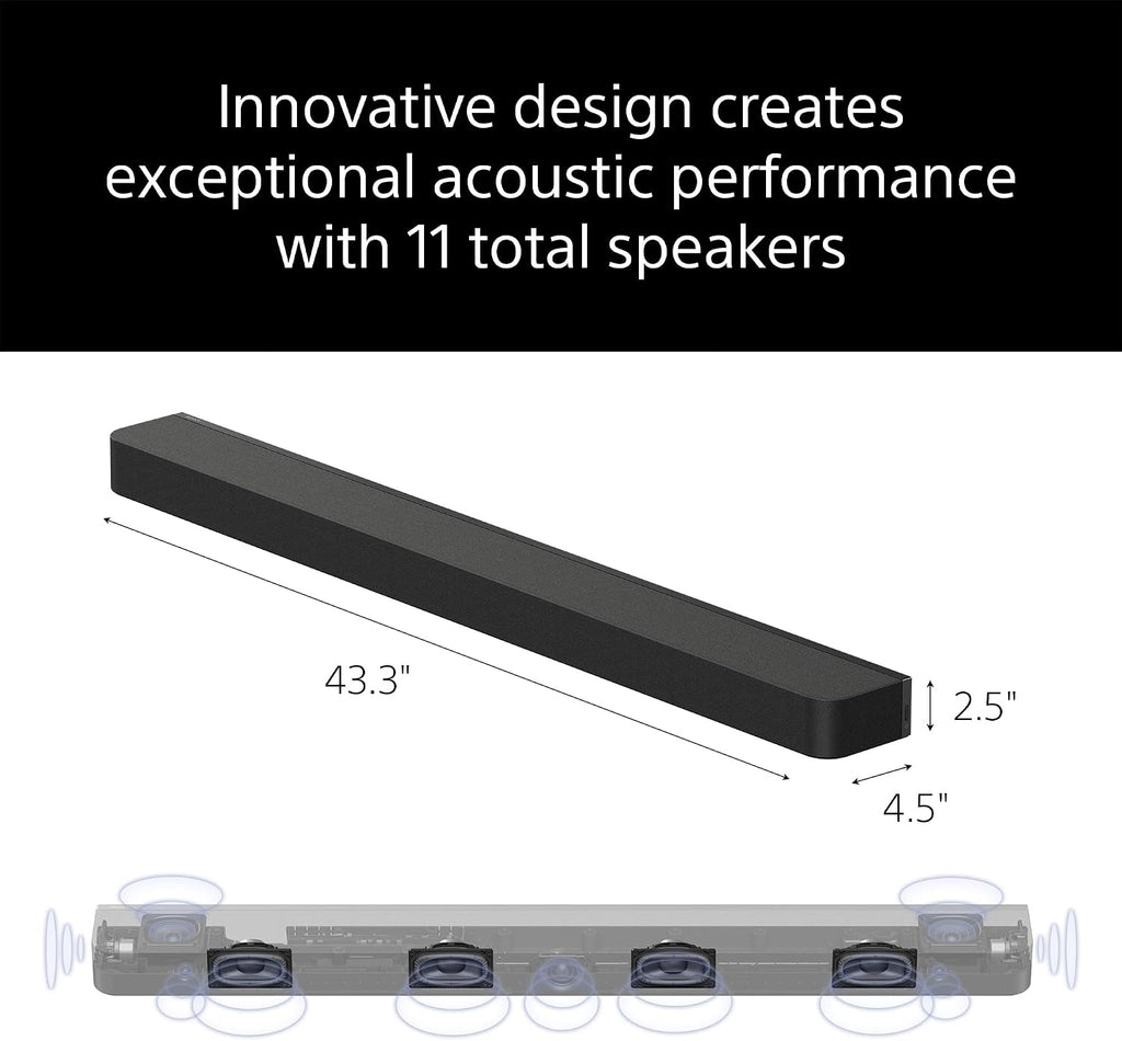 Sony QD-OLED 77 inch BRAVIA XR A95L Series 4K Ultra HD TV: Smart Google TV with Dolby Vision HDR and Exclusive Gaming Features for The PlayStationÂ® 5 XR77A95L BRAVIA Theater Bar 8 Sound Bar