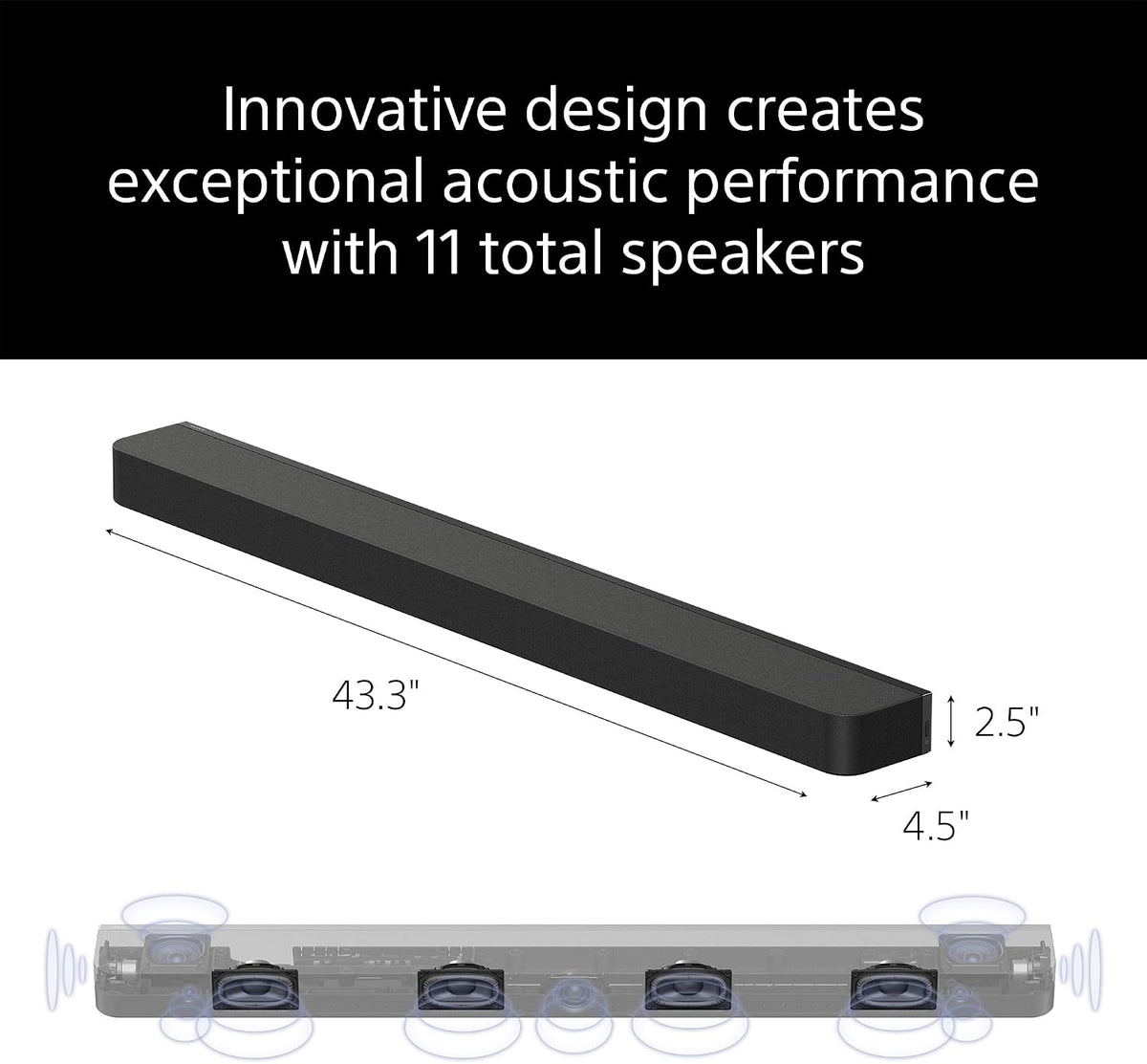 Sony QD-OLED 77 inch BRAVIA XR A95L Series 4K Ultra HD TV: Smart Google TV with Dolby Vision HDR and Exclusive Gaming Features for The PlayStationÂ® 5 XR77A95L BRAVIA Theater Bar 8 Sound Bar