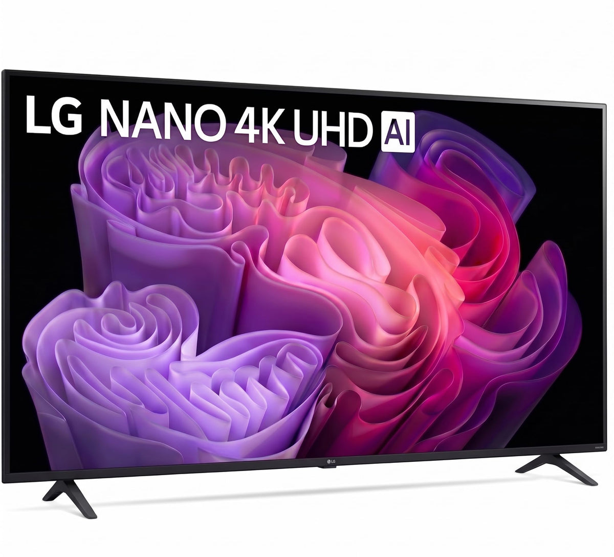 LG 85-Inch Nano 4K UHD AI Smart TV Alpha 7 Gen9 Processor, 4K Super Upscaling, HDR10 Pro, Filmmaker Mode, webOS 26, Game Optimizer, ALLM Bundle with Deco Gear Wall Mount, Surge Protector & Cables
