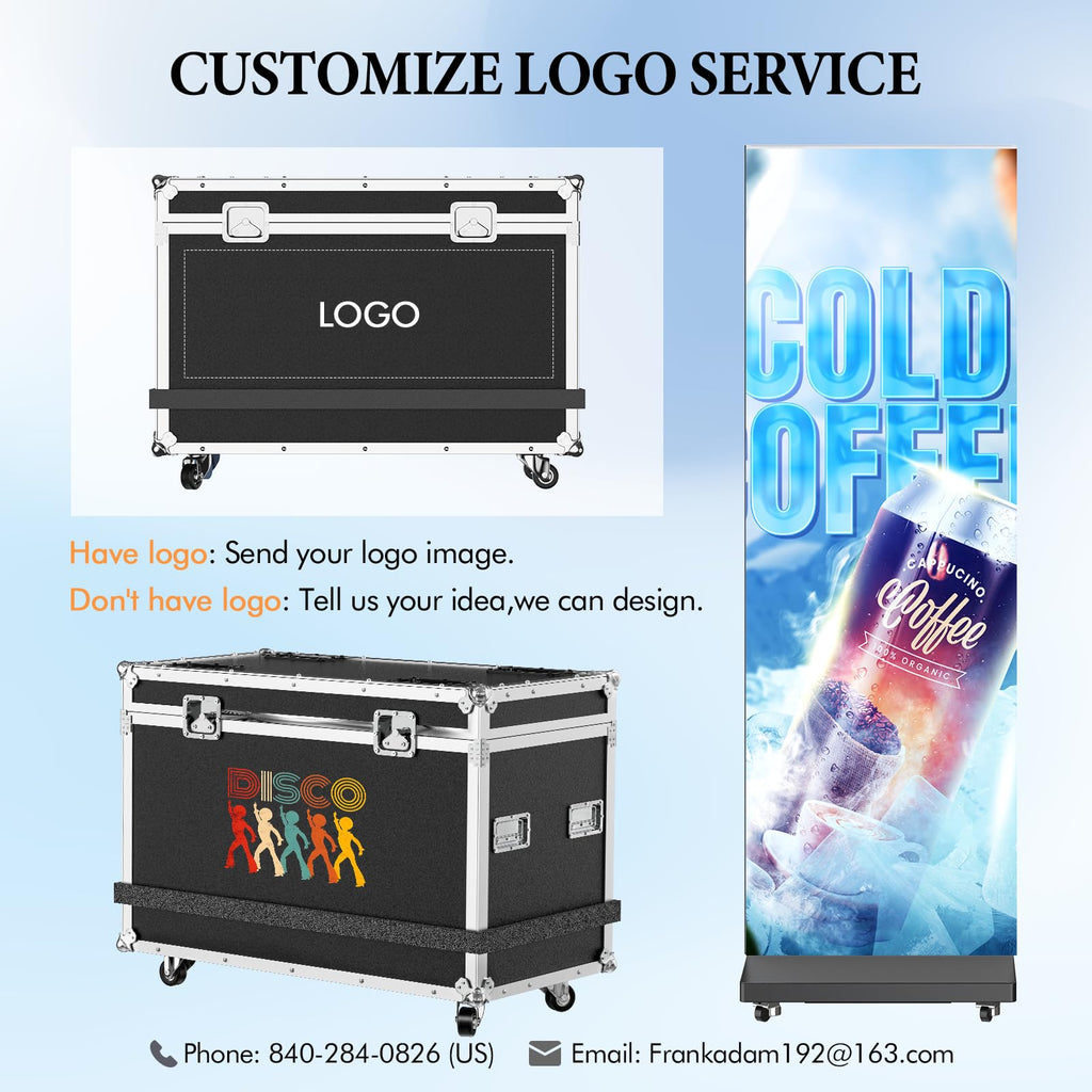 43 Inch Outdoor Digital Signage A-Frame Displays, Rechargeable Digital LCD Kiosks, Moveable Commercial Totem, IP65 Waterproof, Auto Adjustment 2000nits High Brightness Screen, High Capacity Battery for Restaurant/Bar/Food Truck/Store