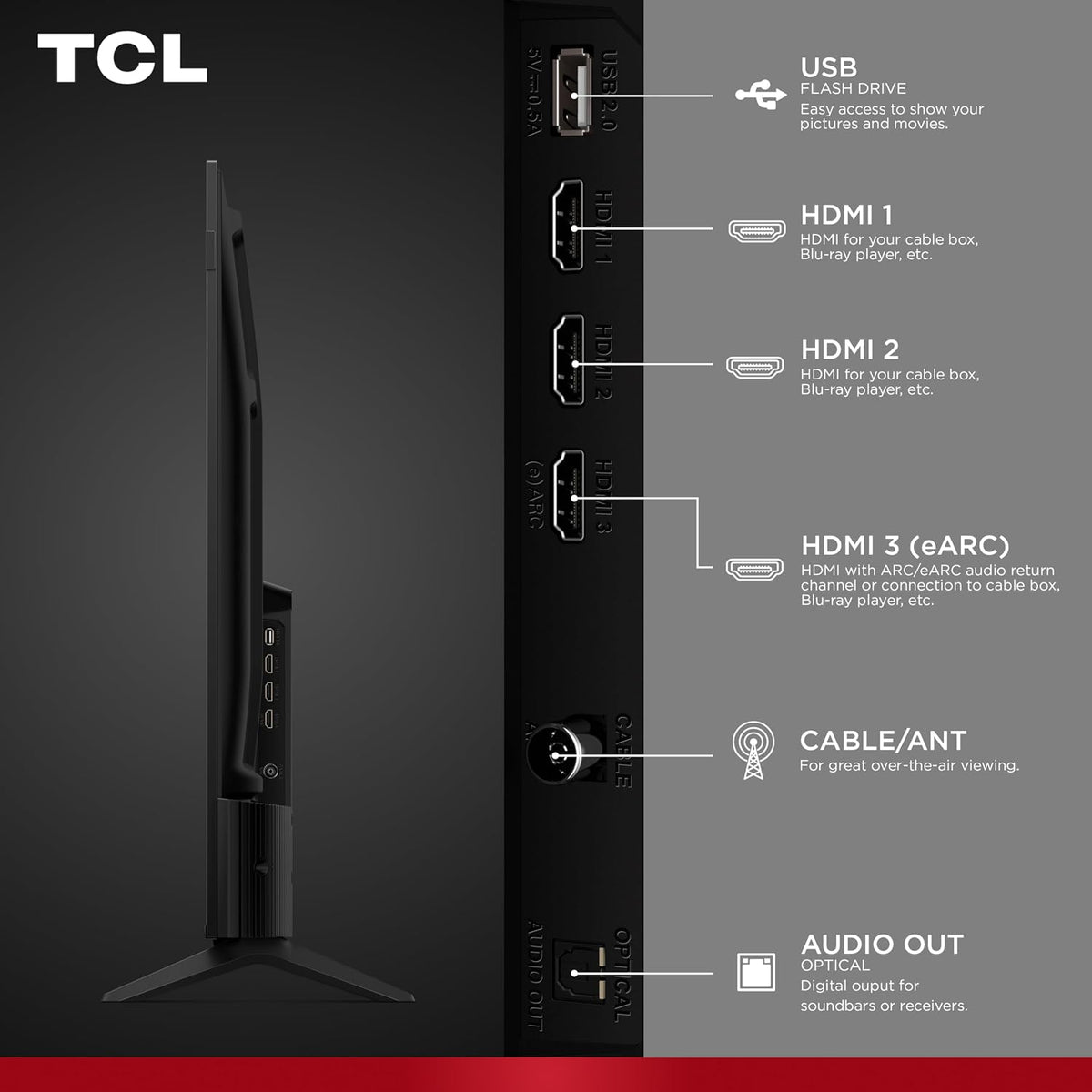 TCL 50-Inch F7D Series QLED 4K UHD Smart TV (50F7D, 2026 Model) | Dolby Vision & Dolby Atmos, DTS | Voice Remote with Alexa | Motion Rate 240, Game Accelerator 120, Auto Game Mode