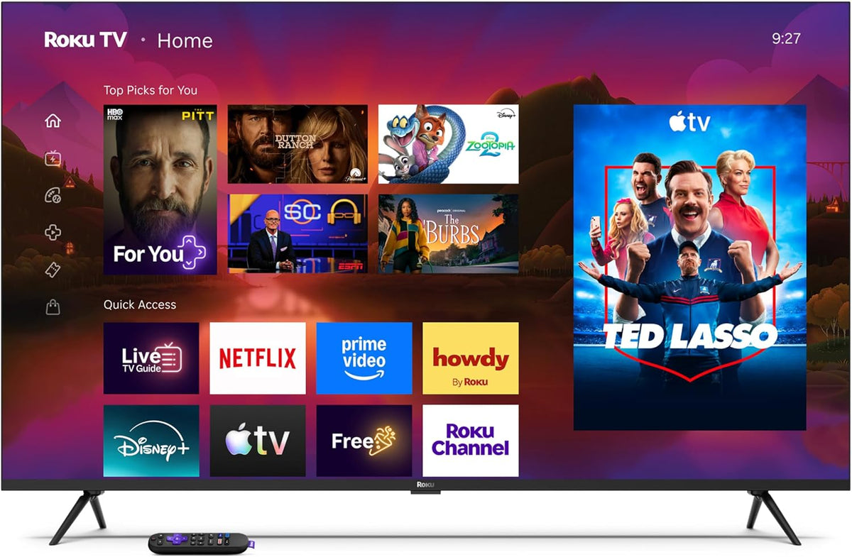 Roku 55-Inch Plus Series Smart TV - 4K QLED Mini-LED TV - RokuTV