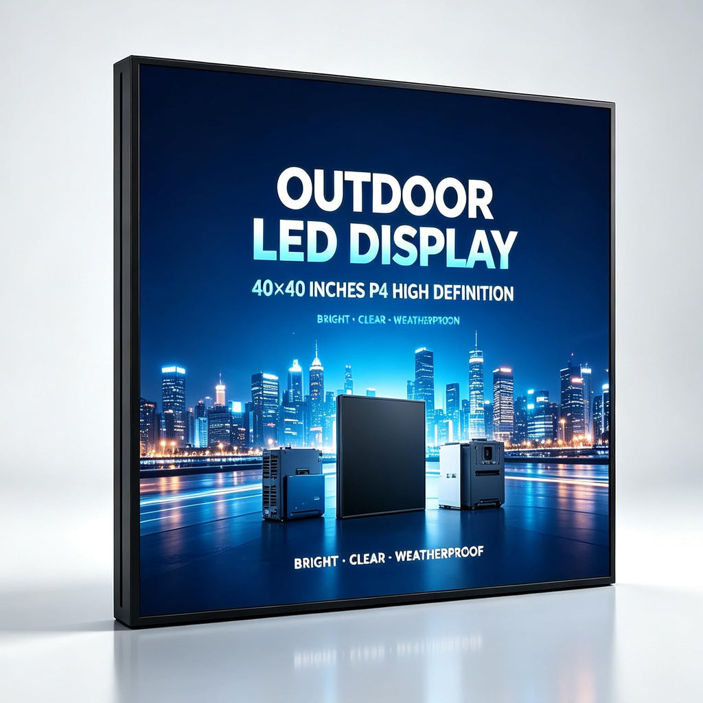 LED Advertising Sign,P5 39x14 Inches Full Color Programmable Digital Board, High Brightness Scrolling Message Display with WiFi & USB Control for Business Promotion