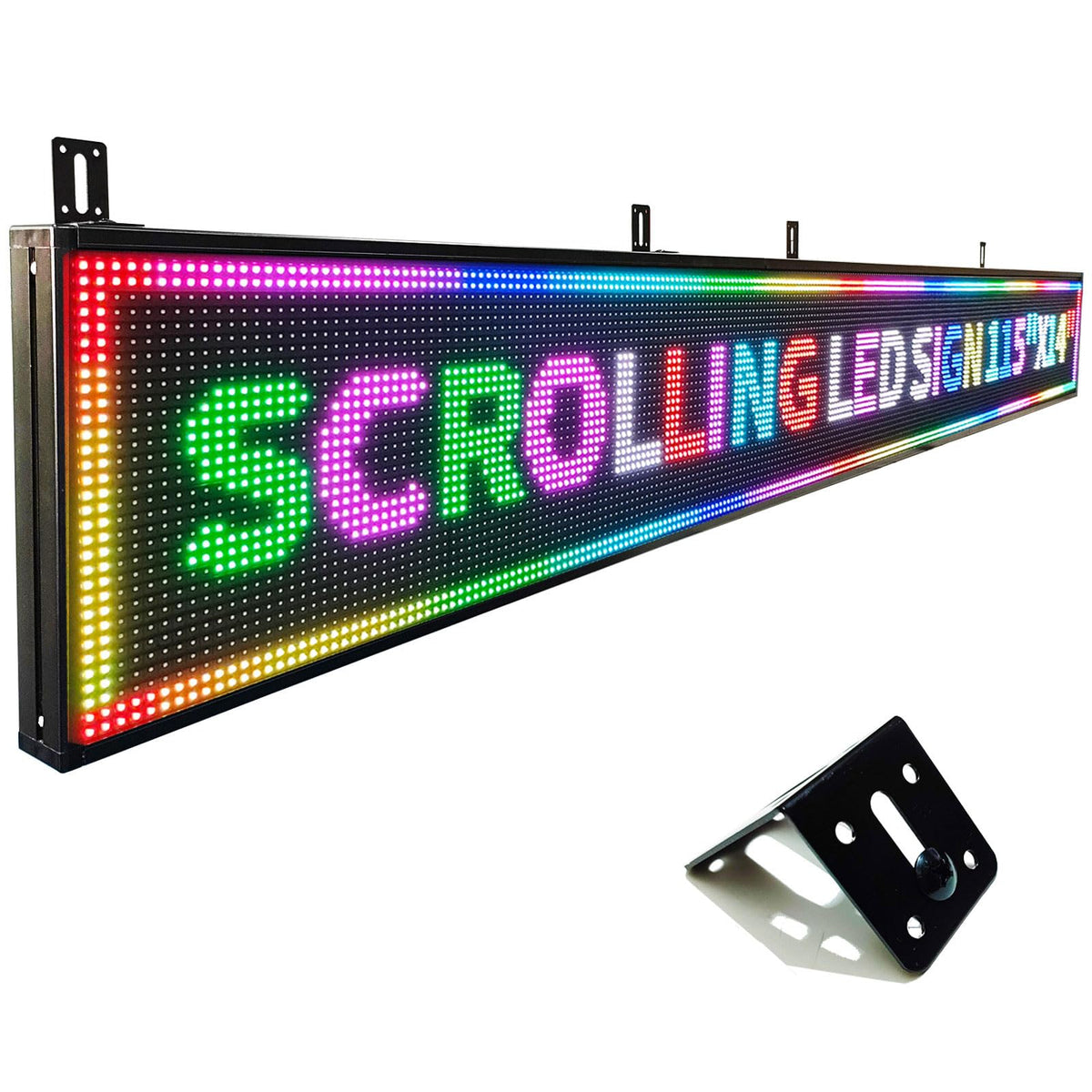 Led Sign Outdoor Programmable Scrolling Digital Open Neon P6 40''x17''