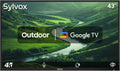 SYLVOX 43 Inch Outdoor TV, Weatherproof Google TV, IP56 Waterproof TVs
