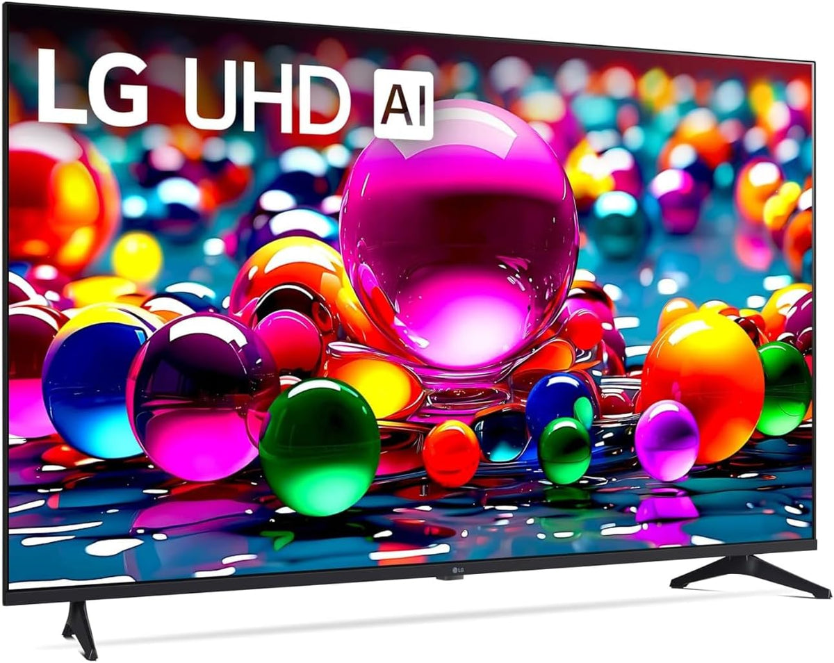 LG 55" (2025 Model) UHD AI UA75 Smart TV HDR10 Bluetooth a7 AI Processor 4K Gen8 Filmmaker Mode webOS 25 + Wall Mount Compatible with Alexa(Renewed)