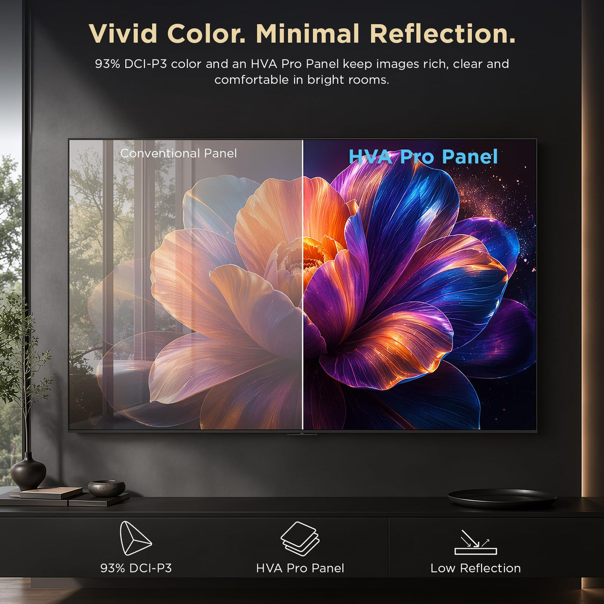 TCL 55-Inch Designer Series QD-Mini LED TV, 4K Google Smart TV, 55A400U