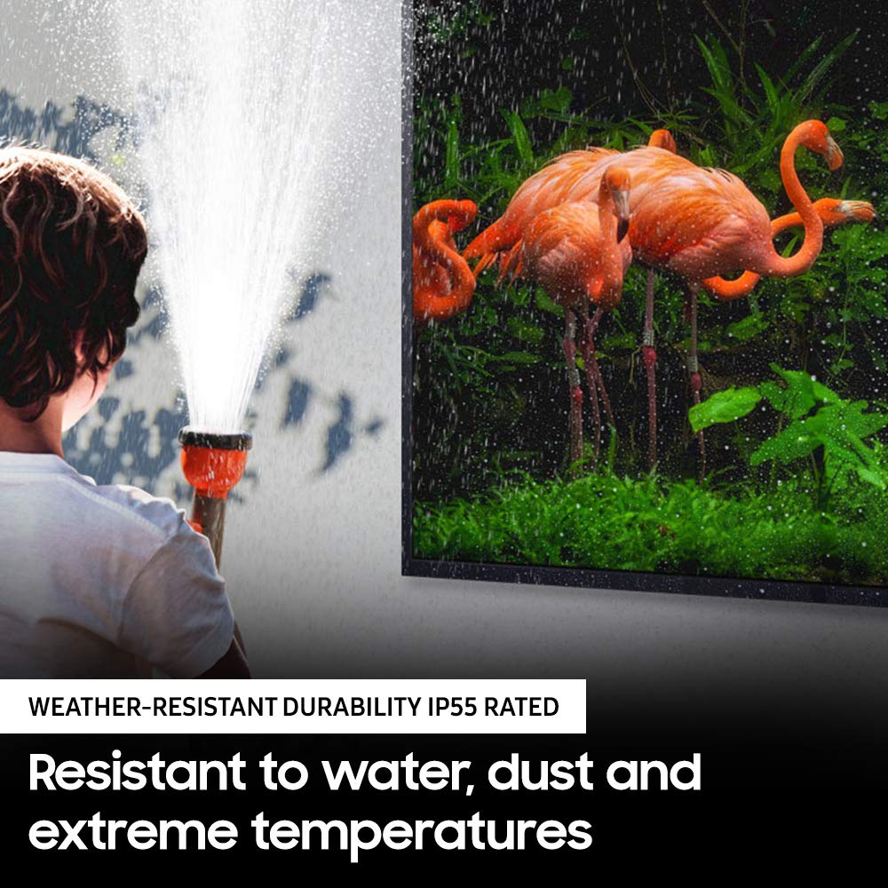 SAMSUNG 75-Inch Class QLED 4K The Terrace Full Sun Outdoor, Direct Full Array 16x, Weather Resistant, Wide Viewing Angle, Anti-Glare Smart TV w/ Alexa Built-In (QN75LST9TAFXZA, Latest Model)