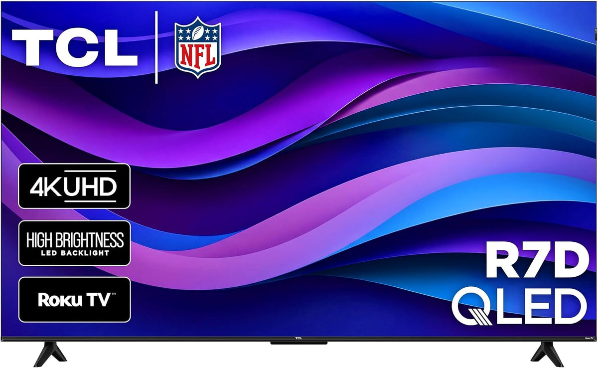 TCL 75-Inch Class R7D Series 4K UHD HDR Roku Smart TV | Game Accelerator 120, FullView Bezel-Less Design | Television for Living Room & Home Theater (75R7D, 2026) Streaming Live News, Sports & Movies