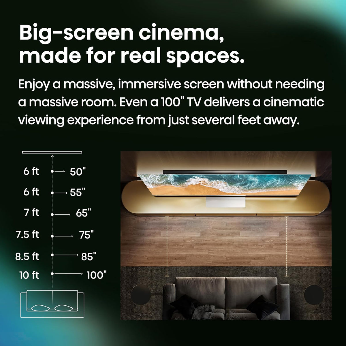 Hisense 65" E7 Cinema Series Hi-QLED Mini-LED 4K UHD Smart Fire TV (65E7SF, 2026 NEW) - Native 144Hz, AI Picture, Dolby Vision IQ Â· Atmos, FALD, HDR10+ Adaptive, MEMC, Alexa+