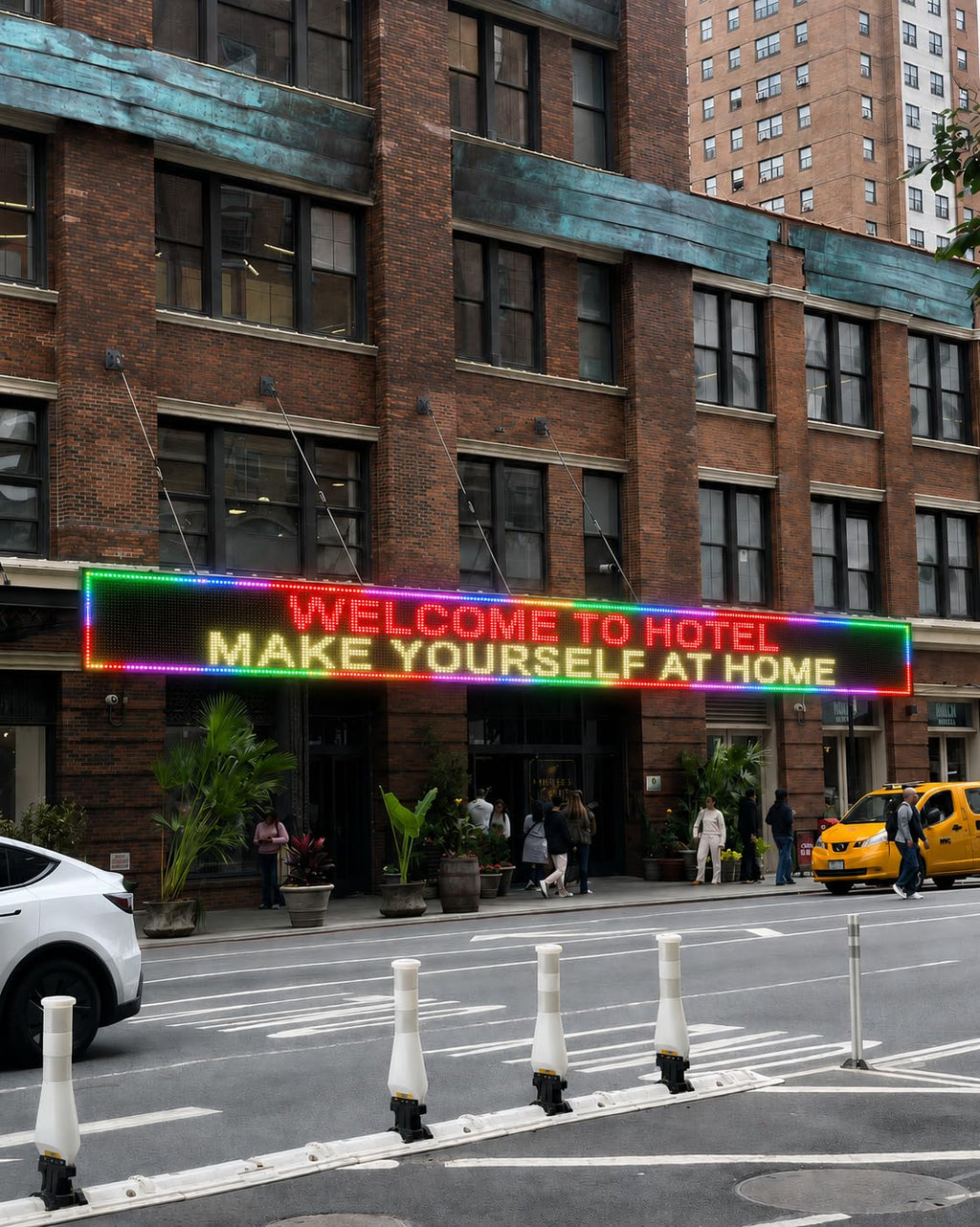 P10 Programmable LED SIGN 40"Ã8" Scrolling LED Display, High Brightness & IP65 Waterproof Indoor Outdoor Digital Signage led screen, Open Signs Welcome Sign for Store Business Advertising