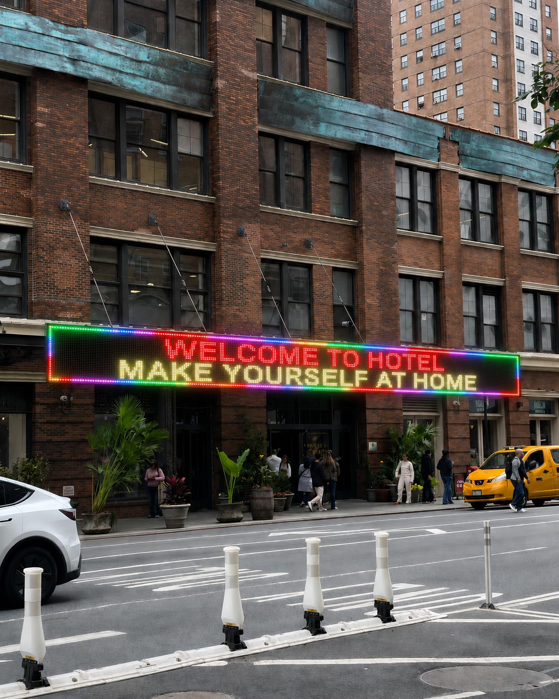 P10 Programmable LED SIGN 40"Ã8" Scrolling LED Display, High Brightness & IP65 Waterproof Indoor Outdoor Digital Signage led screen, Open Signs Welcome Sign for Store Business Advertising