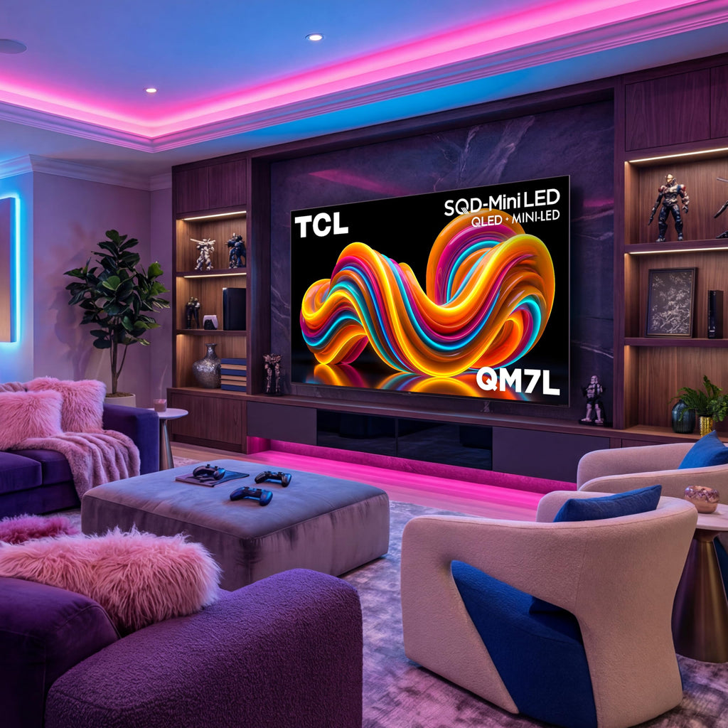 TCL 65 Inch Class QM7L Series | SQD-Mini-LED QLED Smart TV | 65QM7L, 2026 Model | 144Hz | Ultimate Color Ultra Brightness & Contrast | Google AI Bang & Olufsen | Voice Gaming Streaming Television