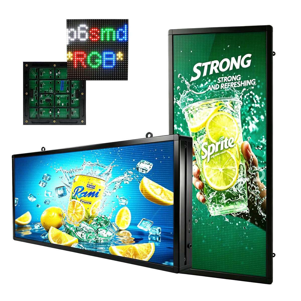 P10 Programmable LED SIGN 40"Ã8" Scrolling LED Display, High Brightness & IP65 Waterproof Indoor Outdoor Digital Signage led screen, Open Signs Welcome Sign for Store Business Advertising