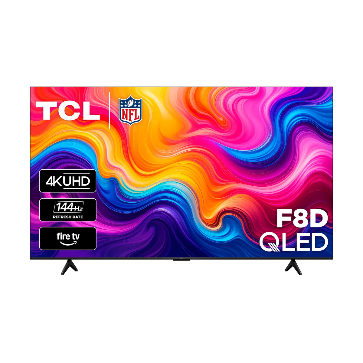 TCL 75-Inch F8D Series 4K QLED Smart TV (75F8D, 2026 Model) with Dolby Vision HDR and Dolby Atmos, Game Accelerator 288 and VRR for Sports and Gaming | Fire TV, Alexa+, 120Hz Refresh, LED Backlighting