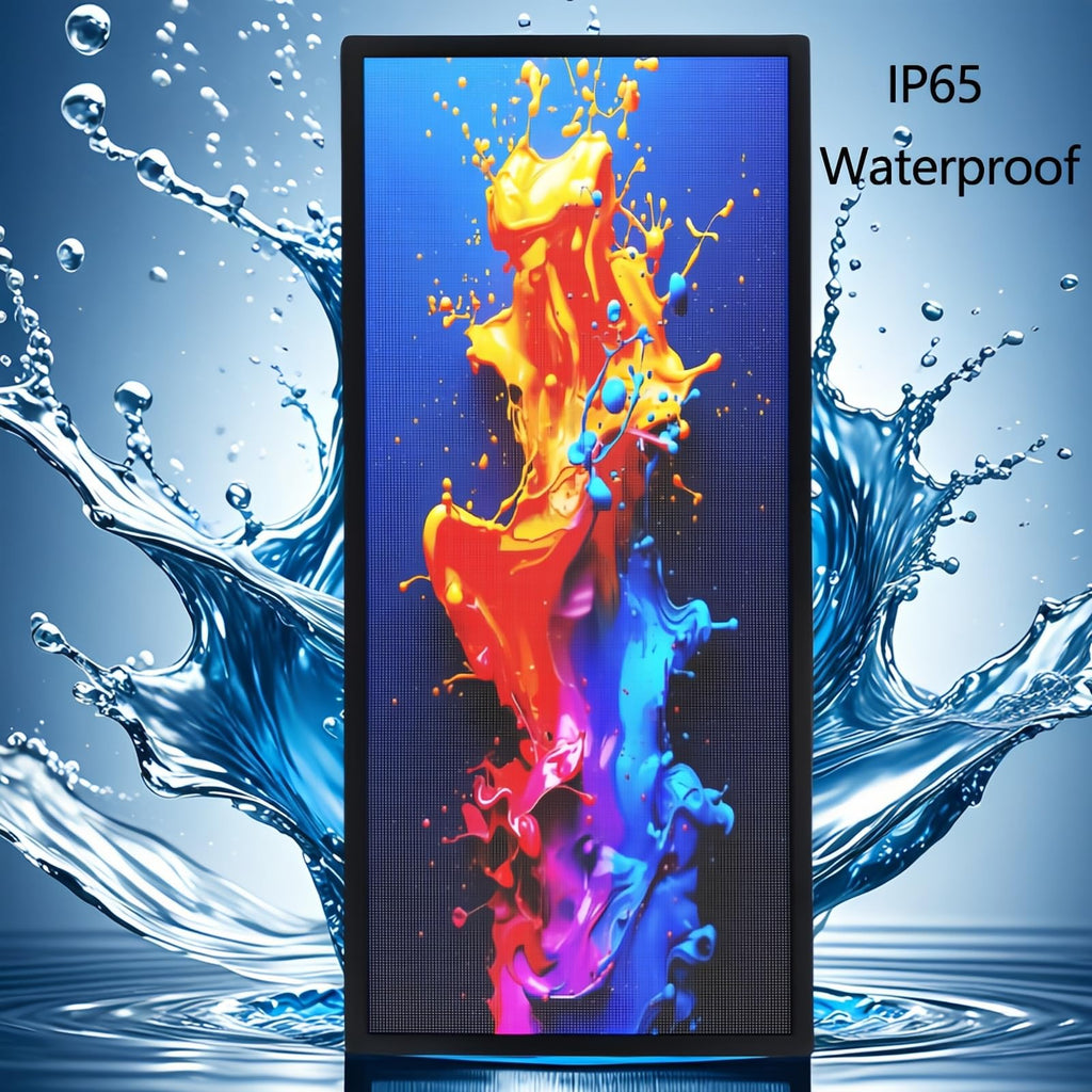 P10 LED Programmable Advertising Sign, High Brightnes Outdoor Digital Sign Waterproof, WiFi Control LED Open Signs for Business, Electronic Message Display Board 115"X14"