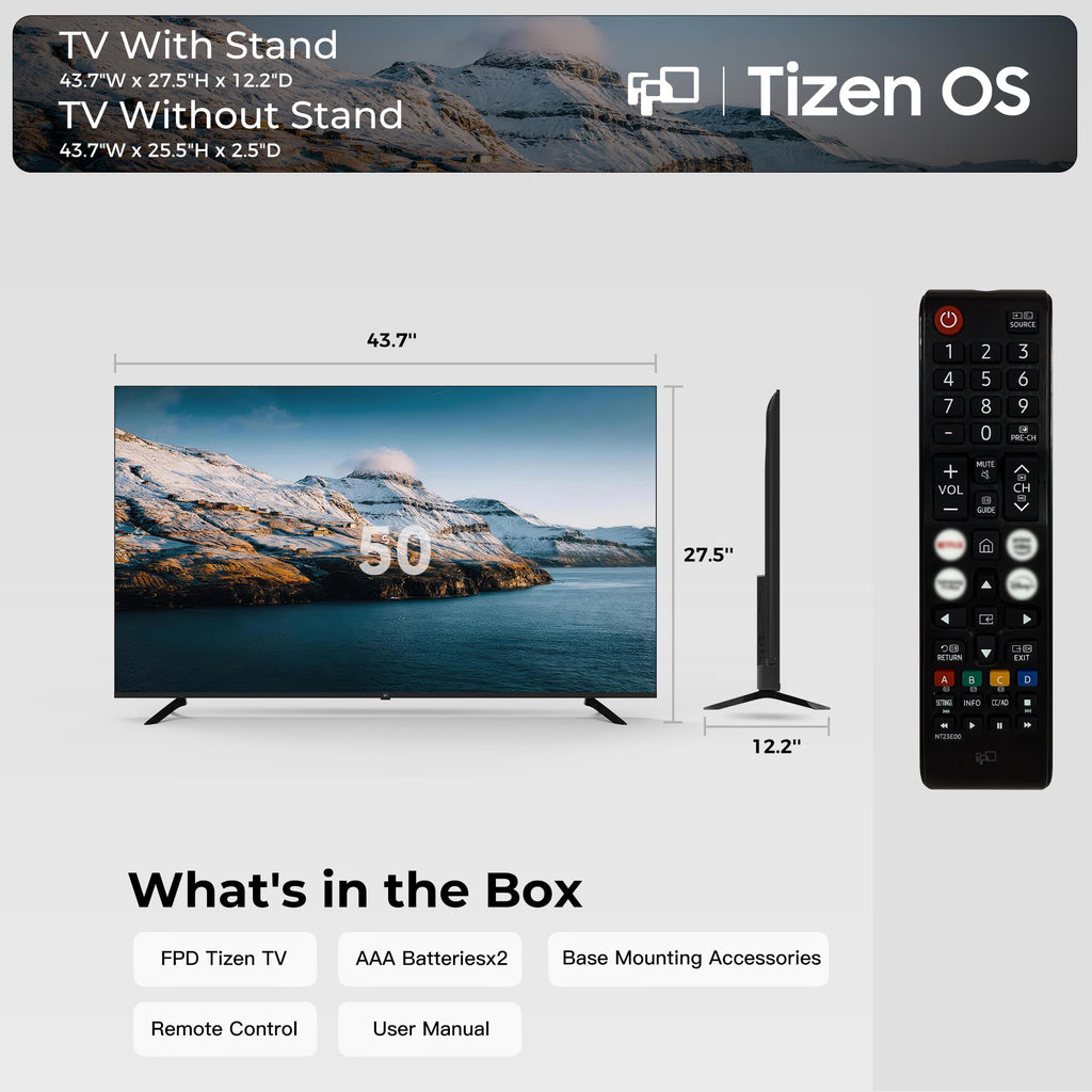 FPD 40-inch Smart TV, 1080p Full HD Google TV, HDR10, Dolby Audio (CG40-P3)