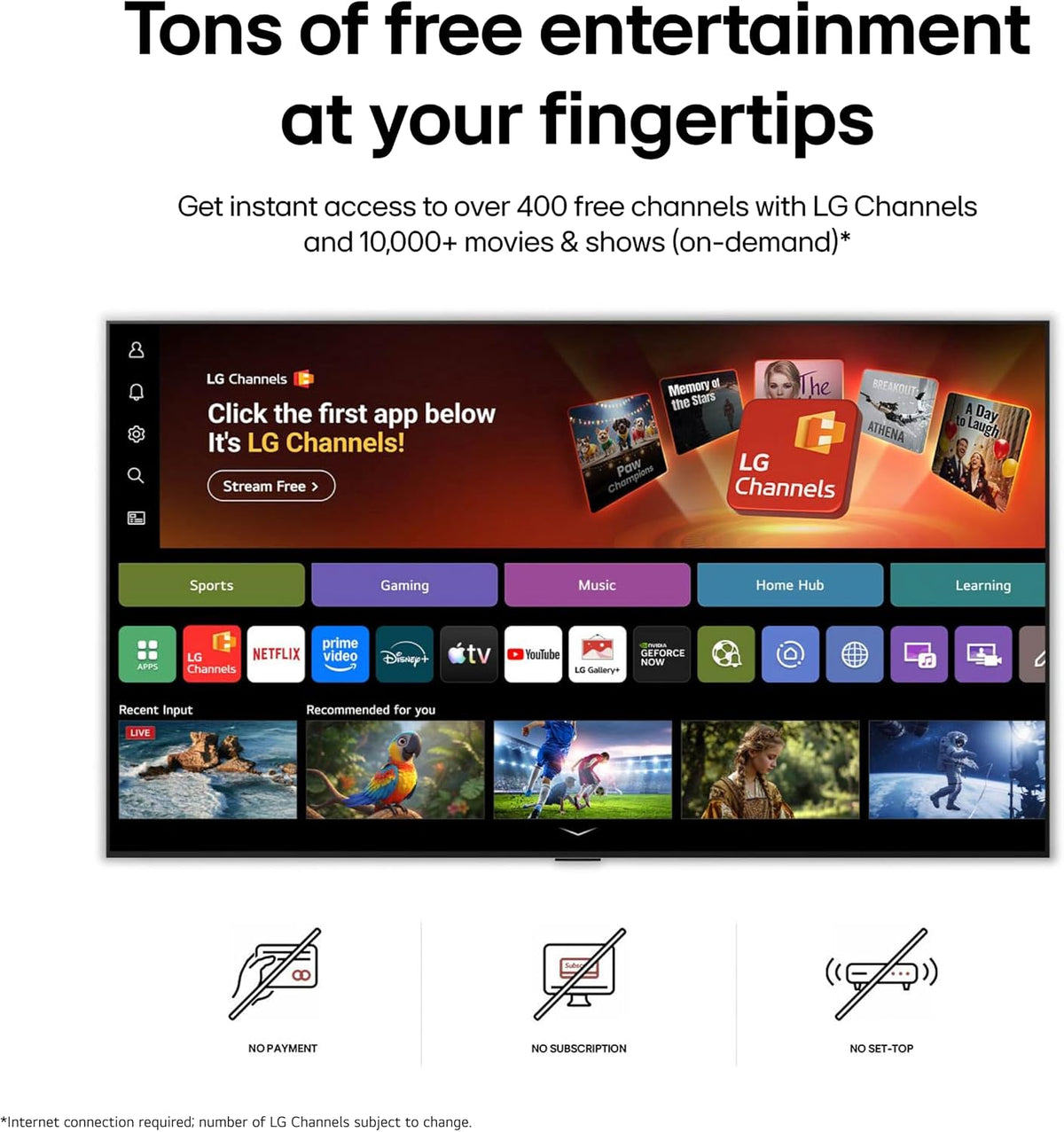 LG Amazon Exclusive 55-Inch Class QNED AI 4K QNED73B Series Mini LED Smart TV w/Sound Pro, HDR10, Super Upscaling, Filmmaker Mode, Wow Orchestra, Compatible with Alexa, 55QNED73BUA, 2026